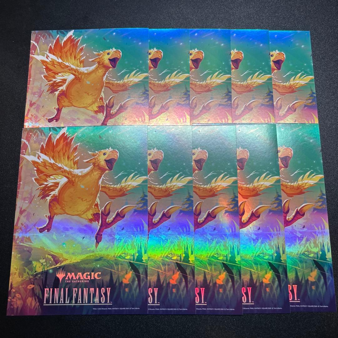 チョコボ ピンバッジ ポストカード ホイルカード