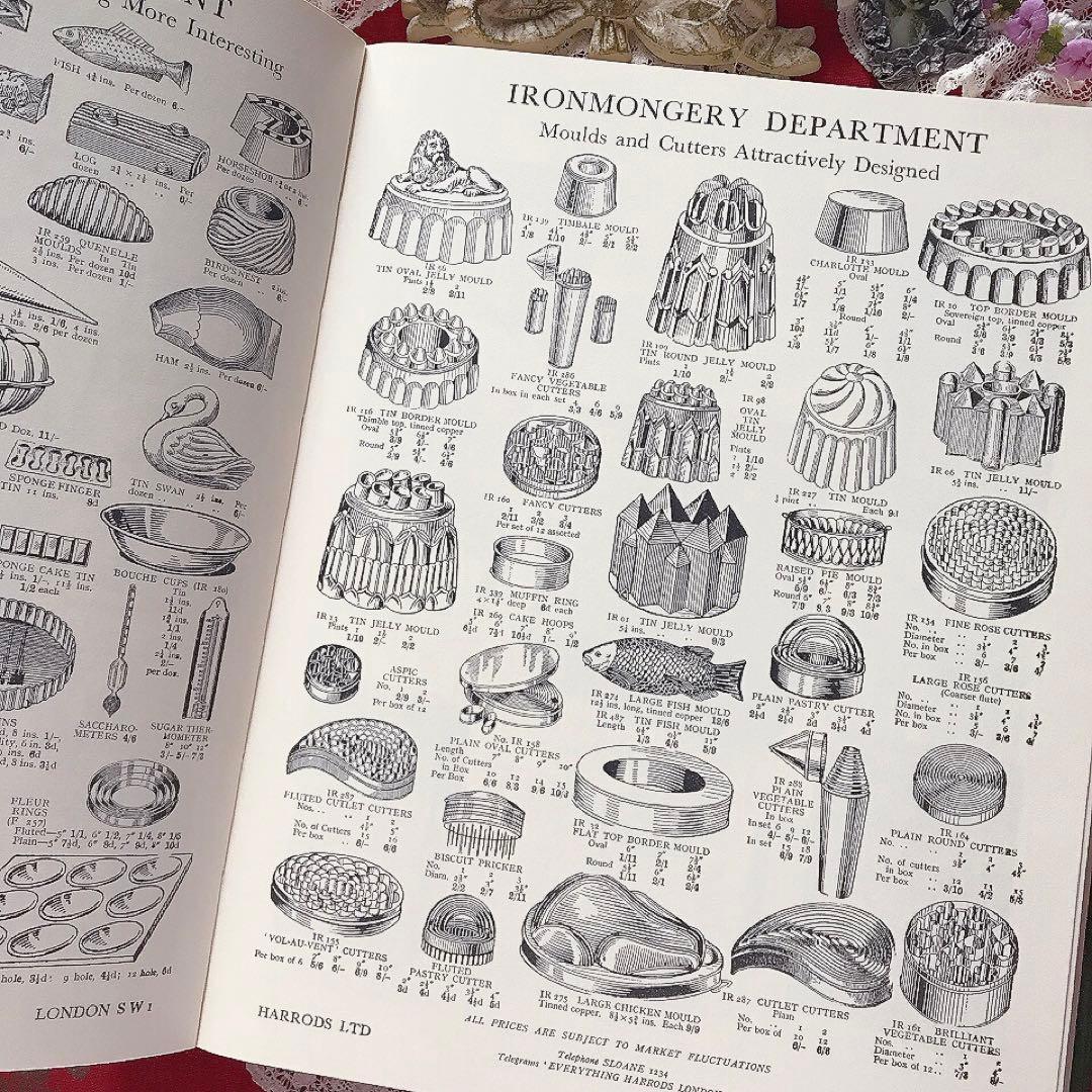 イギリス老舗百貨店 アンティーク復刻カタログ♡ヴィクトリアン ジャンクジャーナル