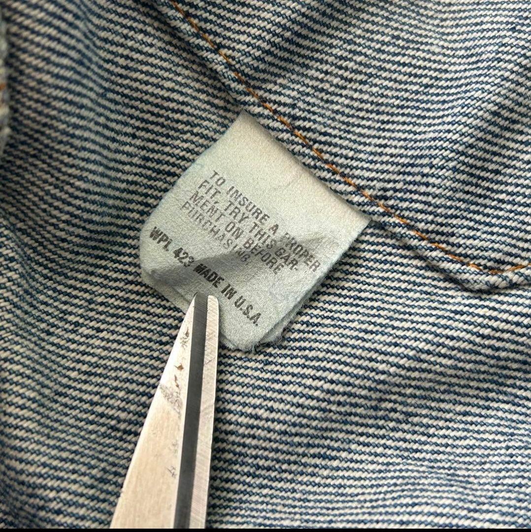 80s後半 USA製 Levi’s 71506 刻印527 42L