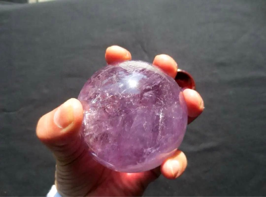 【極上品】ラベンダーアメジスト 丸玉 80mm 水晶玉