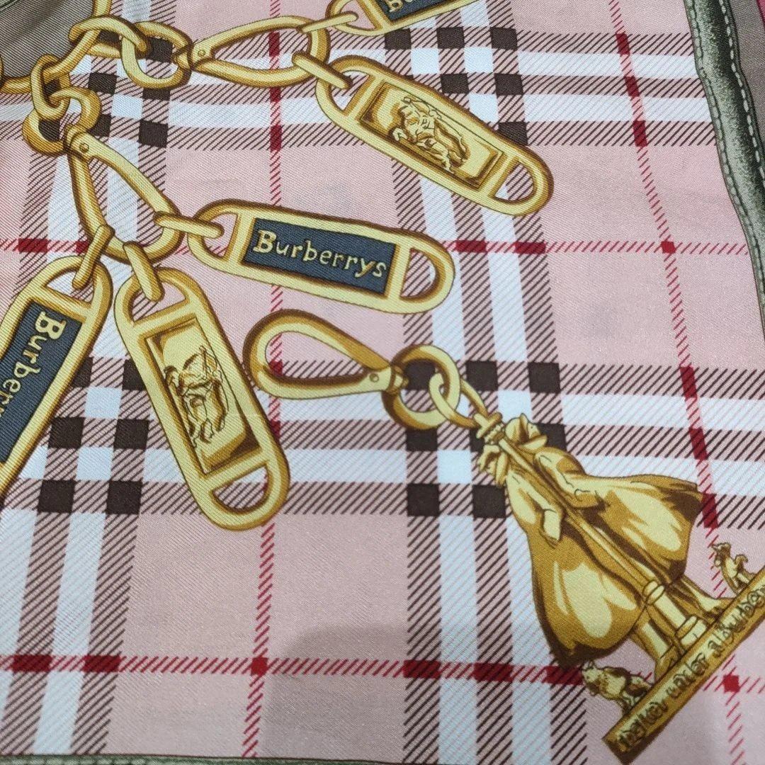 バーバリー BURBERRY シルクスカーフ２枚