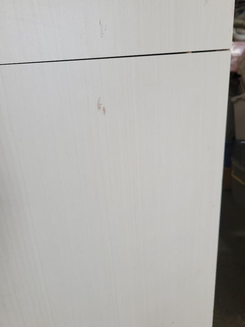 レンジボード フラップ扉収納付き キッチンボード ホワイト　食器棚