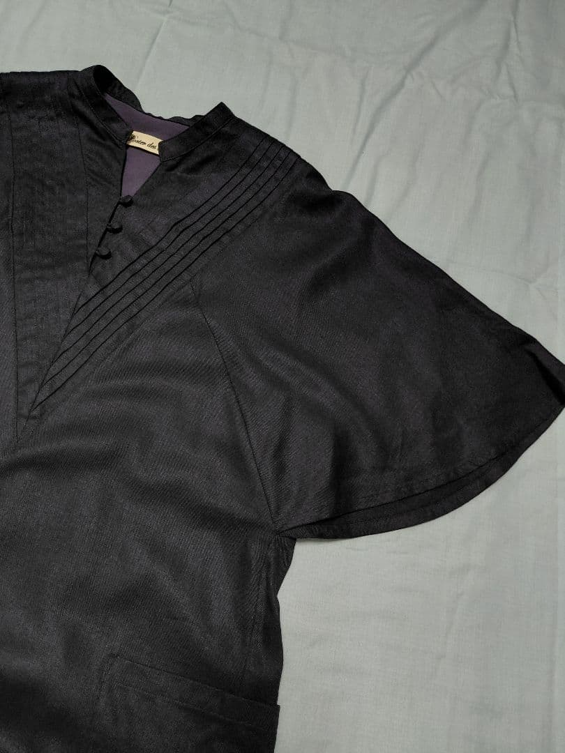 新品・未使用　ポルテデブトン　サックドレス　ネイビー　定価36300円