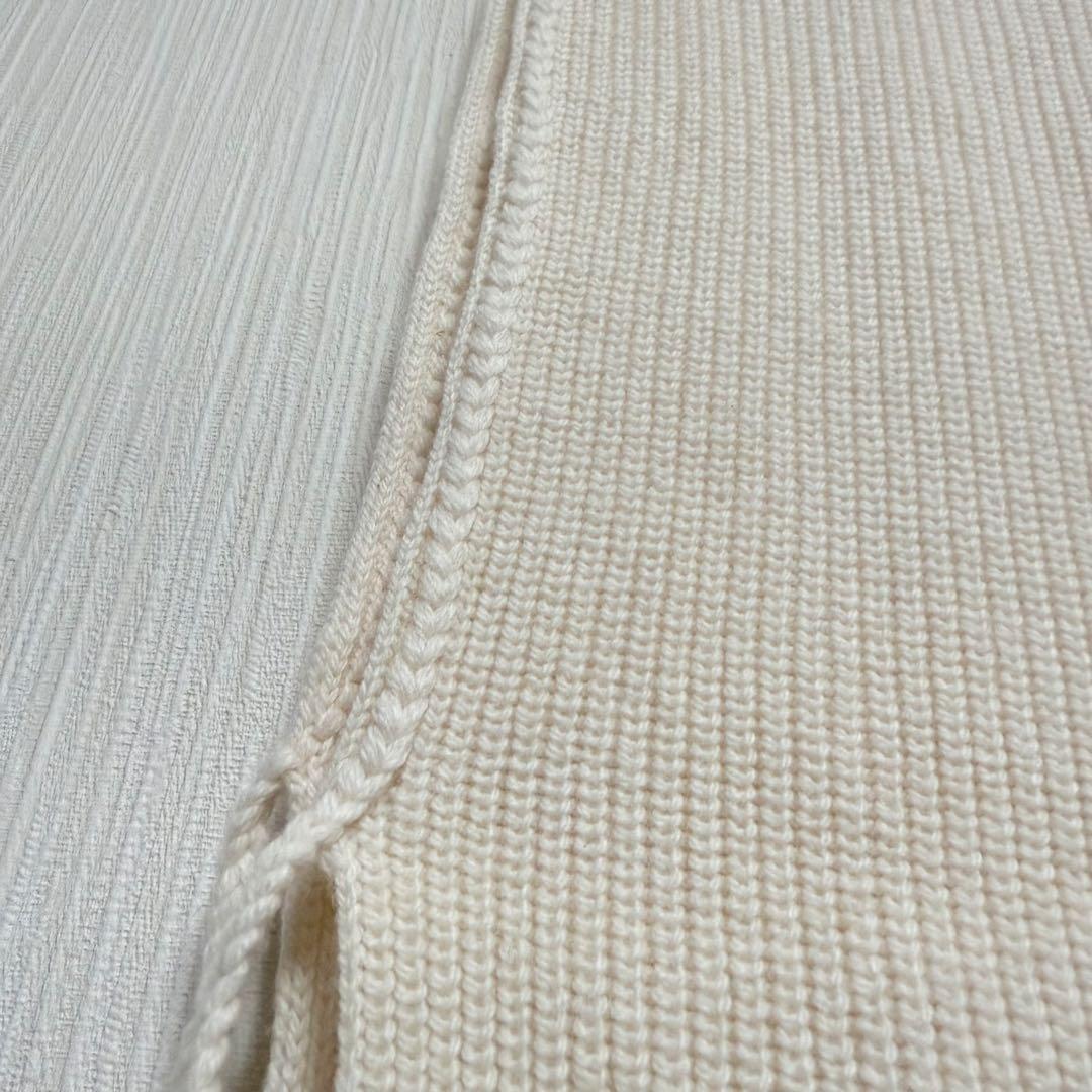 nagonstans ニットベスト　ホワイトM