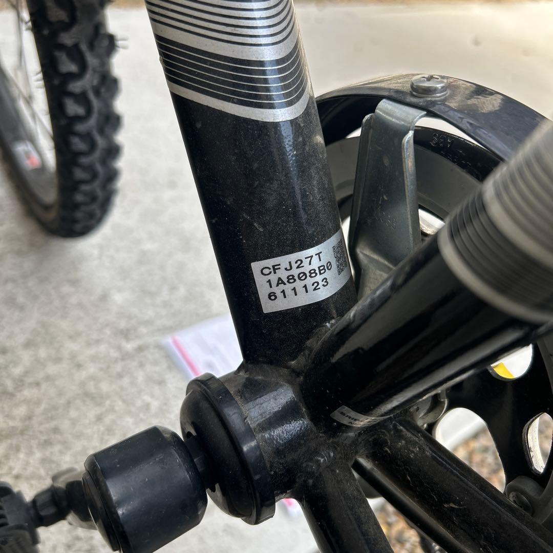 ブリヂストン クロスファイヤージュニア 22インチ シルバー&ブラック 自転車