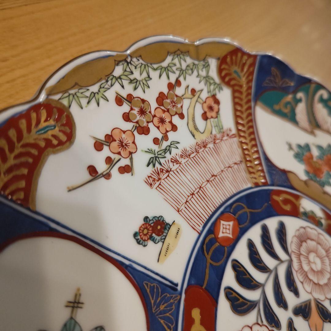 古伊万里 手描き大皿