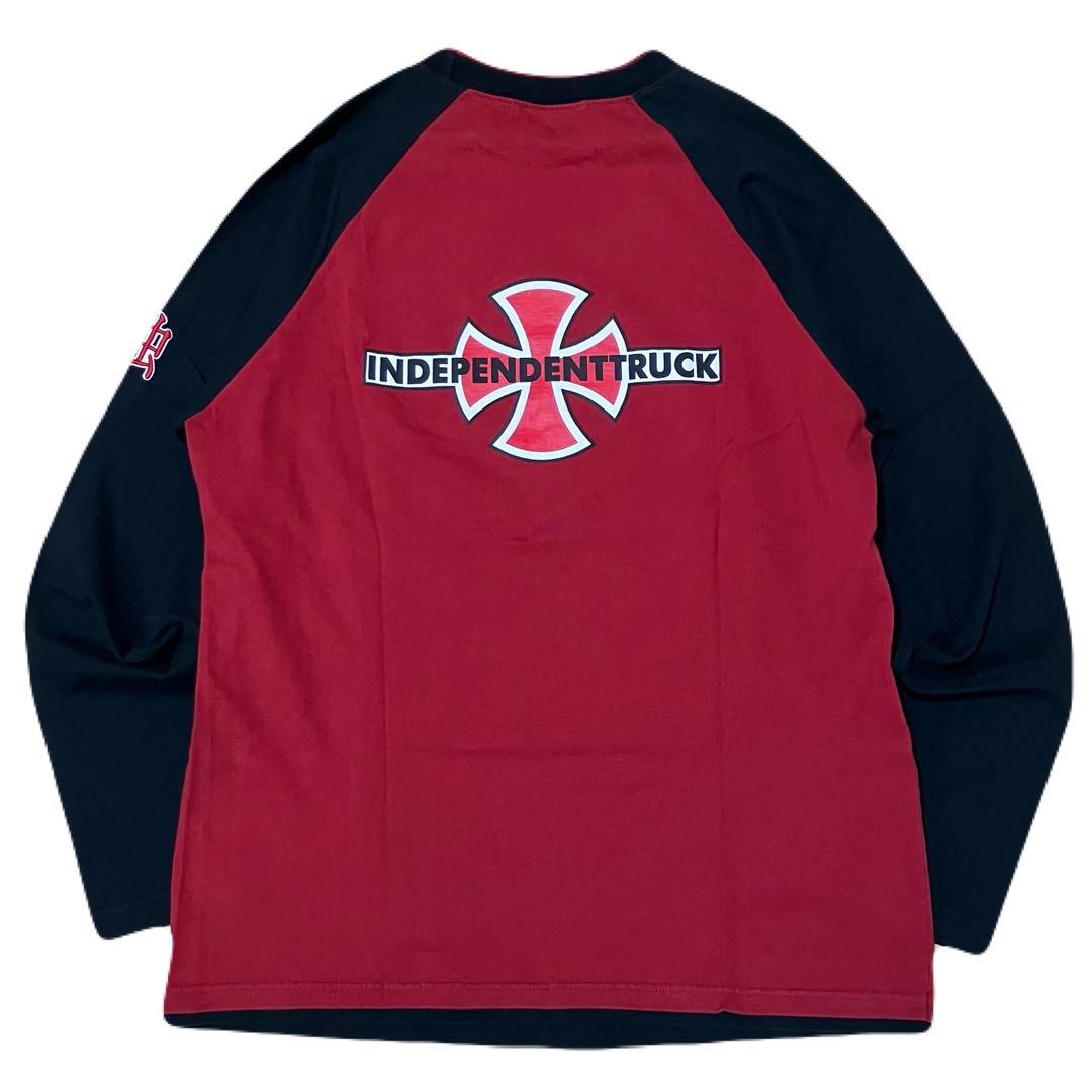 90s INDEPENDENT インディペンデント アイアンクロス 長袖 ロンT
