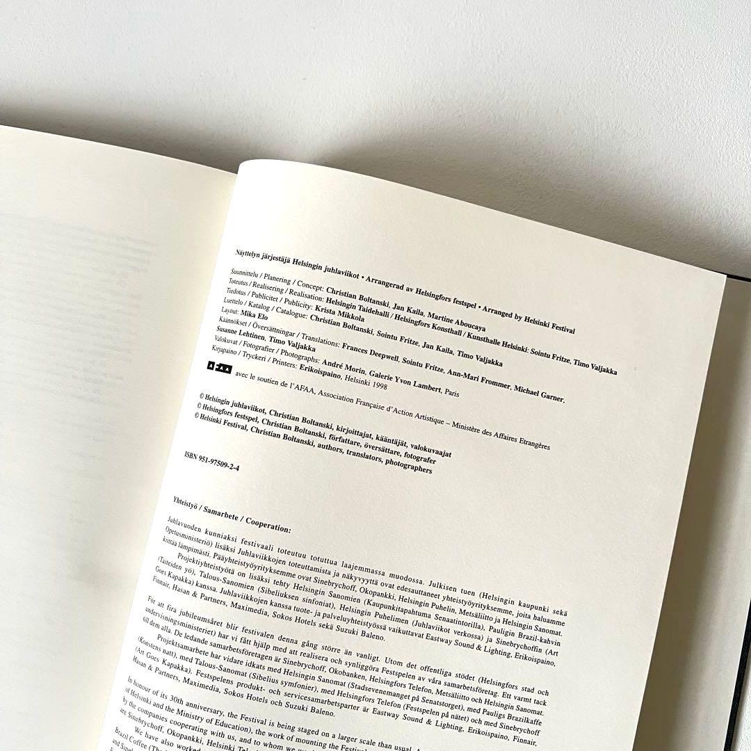 【美品】Christian Boltanski Night in August