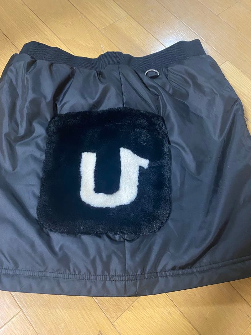 美品　MUSPORTS エムユースポーツ　ゴルフウェア　ロゴボアスカート