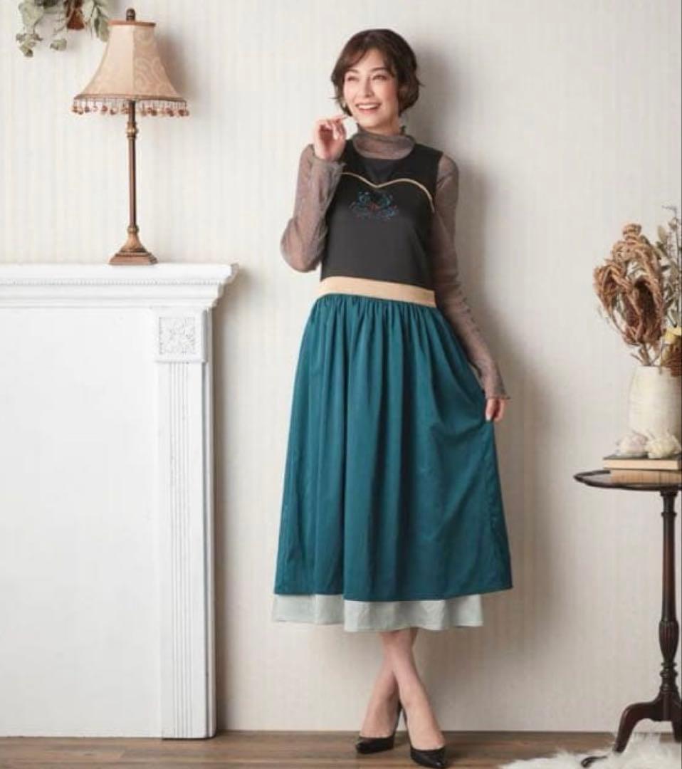 ディズニー 大人 ドレスワンピース アナと雪の女王