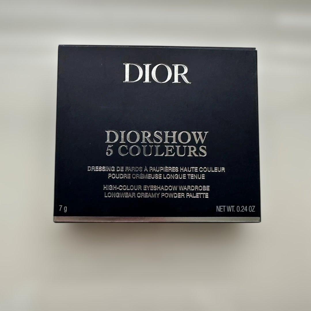 5色アイシャドウパレット ピンク ブラウン系 Dior ラメ マット