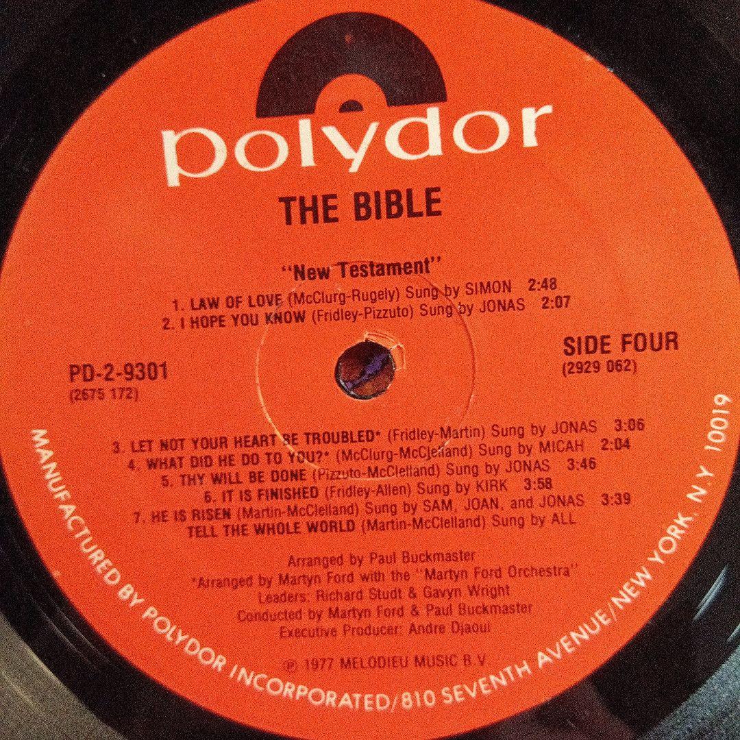 米２LP　THE BIBLE FAMILY OF LOVE　ウ