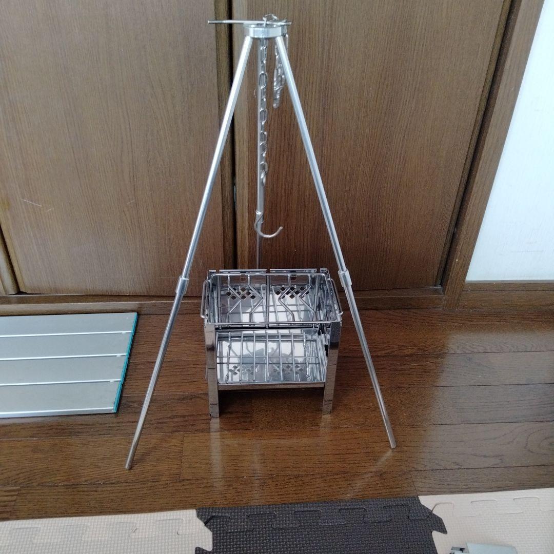 かまどグリル焚き火台&ユニバーサルグリル&ポケットストーブ