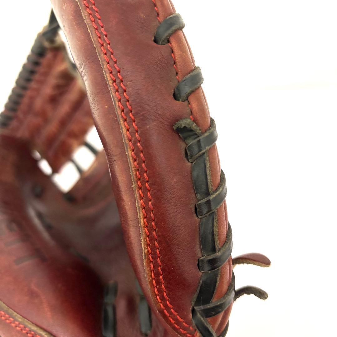 【即戦力】ZETT 軟式キャッチャーミット プロステイタス レッド 草野球 赤