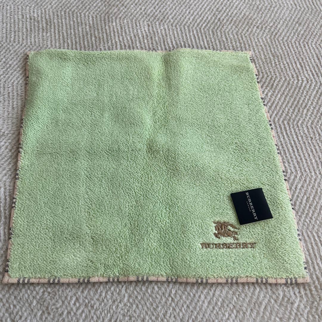 タグ付き　新品未使用　バーバリー タオルハンカチ ５枚セット