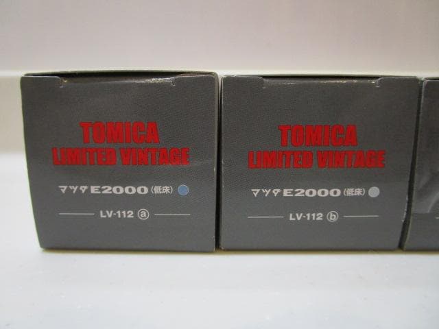 トミカLV/新品封印未開封LV-112abcd E2000(低床) 4台セット