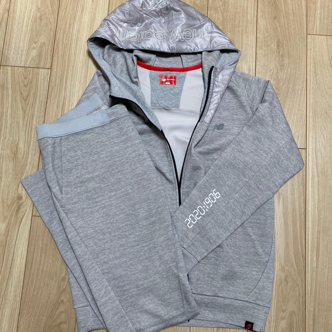 New Balanceゴルフ ジャージ上下セット グレーサイズ5 美品で素敵