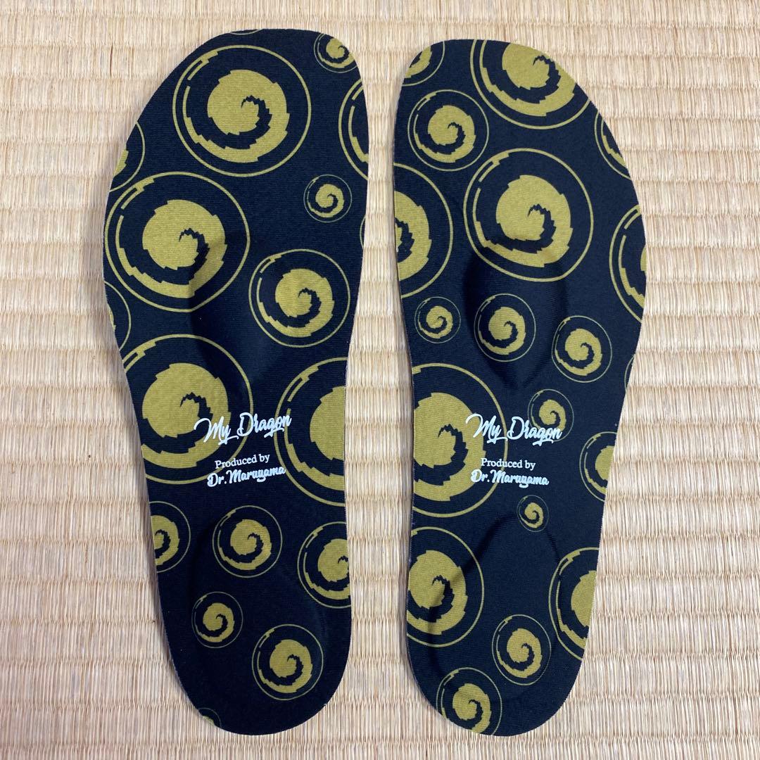 【未使用】カタカムナ ゴールデンドラゴンインソール Mサイズ 25〜26.5cm