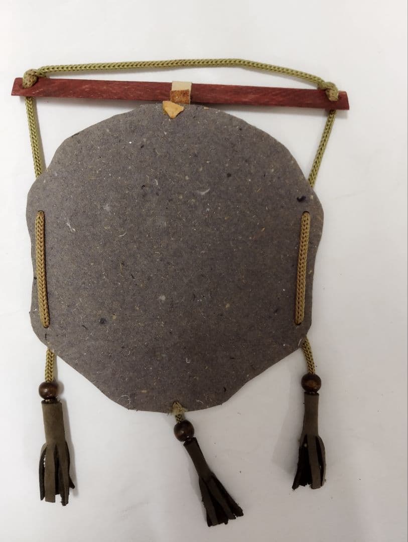 【2点セット】モンゴル 壁飾り / チンギス・カン ＆ 四匹の和合する動物