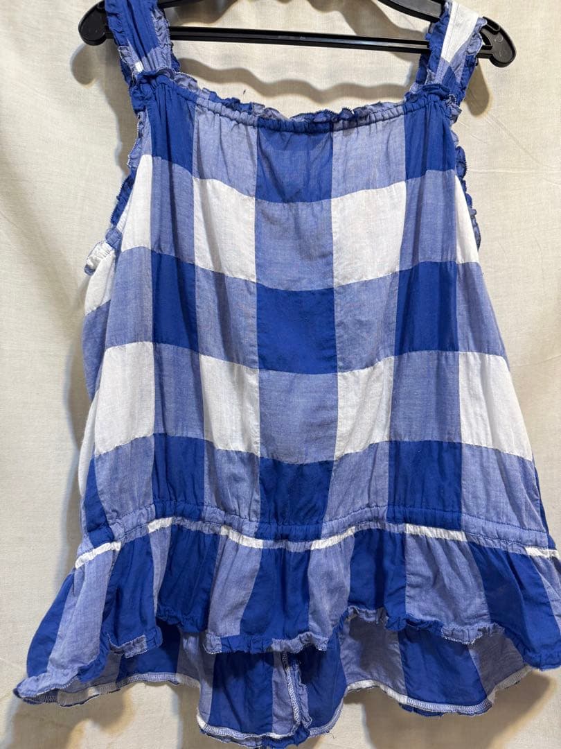 ピンクハウスギンガムチェックセットアップカネコイサオワンダフルワールド