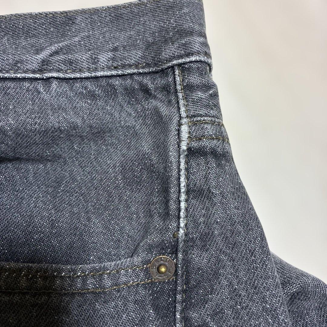 90s USA製 Levi’s 501 先染めブラック 653 W36 股下70