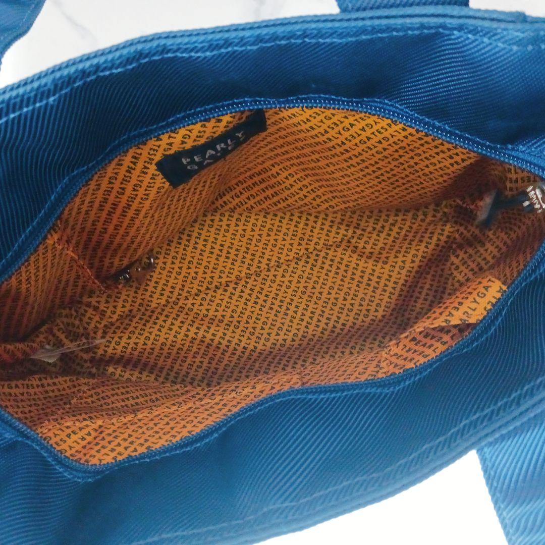 未使用級✨PEARLY GATES ネイビー カートバッグ ゴルフ　ロゴ刺繍