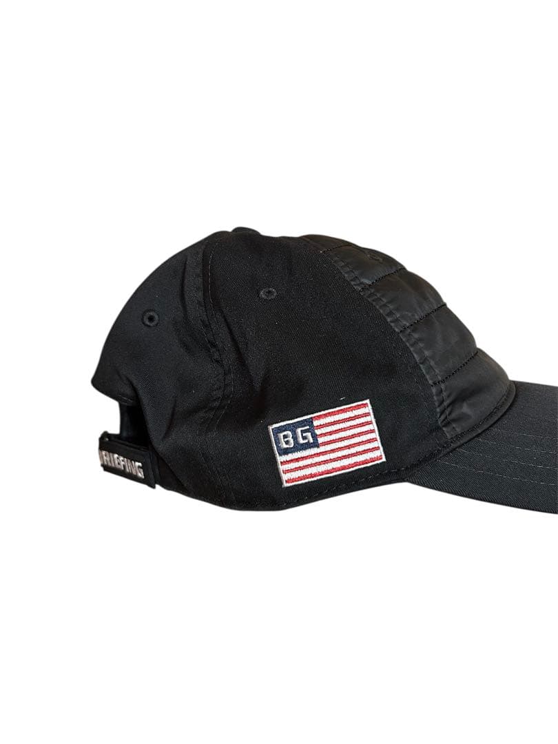 未使用タグ付き　BRIEFING ブラックキャップ