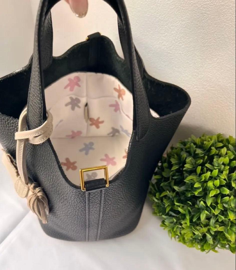 【新品】エルメス ピコタンPM バッグインバッグ 軽量 自立 丈夫 ホワイト