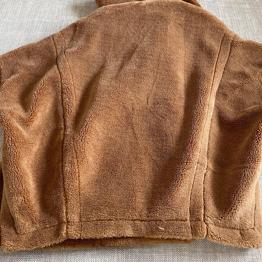 ドノバン　テディベア　ケープ　ポンチョ　キャラメル