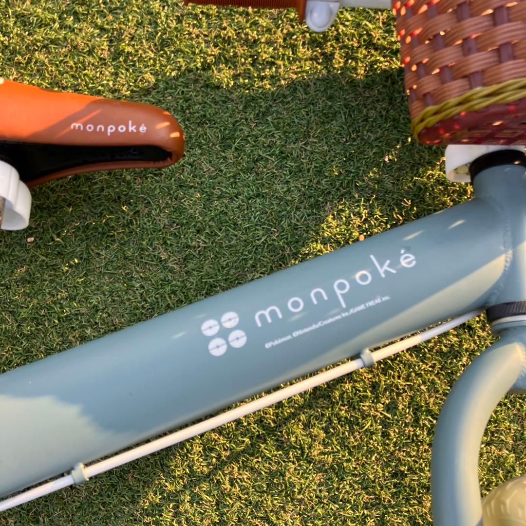 【前かご付き】モンポケ monpoke 12インチ キックバイク ストライダー