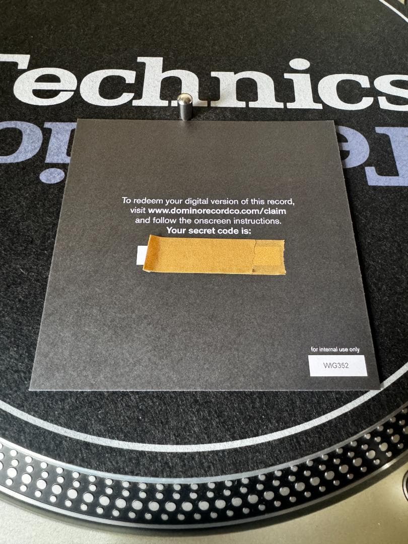 未再生JonHopkins/Singularity限定ブルー盤2LPシュリンク付