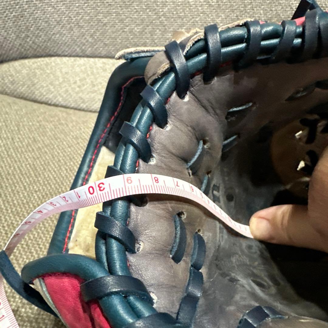 値下げ不可【中古】Wilson 一般ソフトボール/軟式 内野用グローブ　リペア品