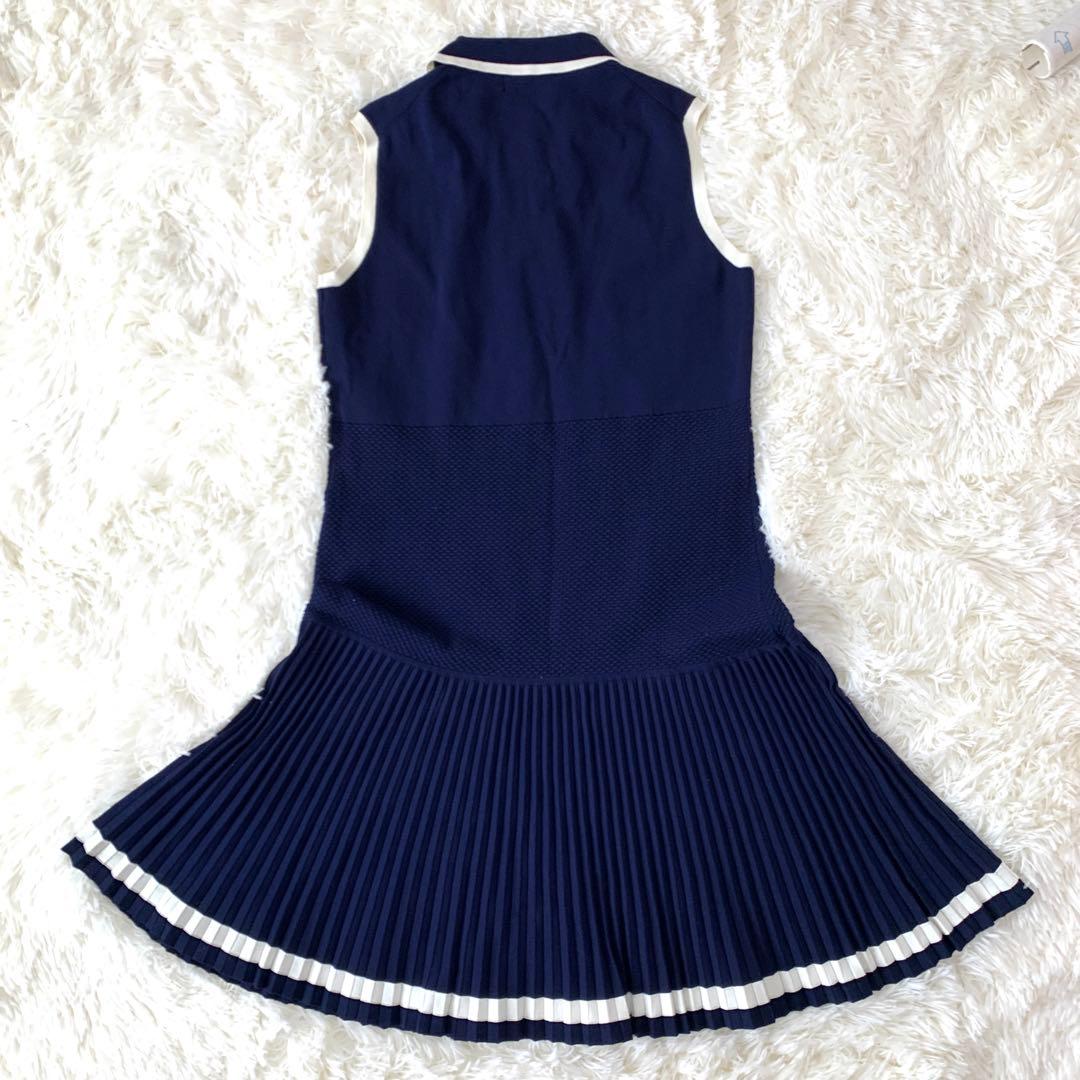 【未使用級⭐︎】ポロ ゴルフ ラルフローレン ワンピース ひざ丈 M ネイビー