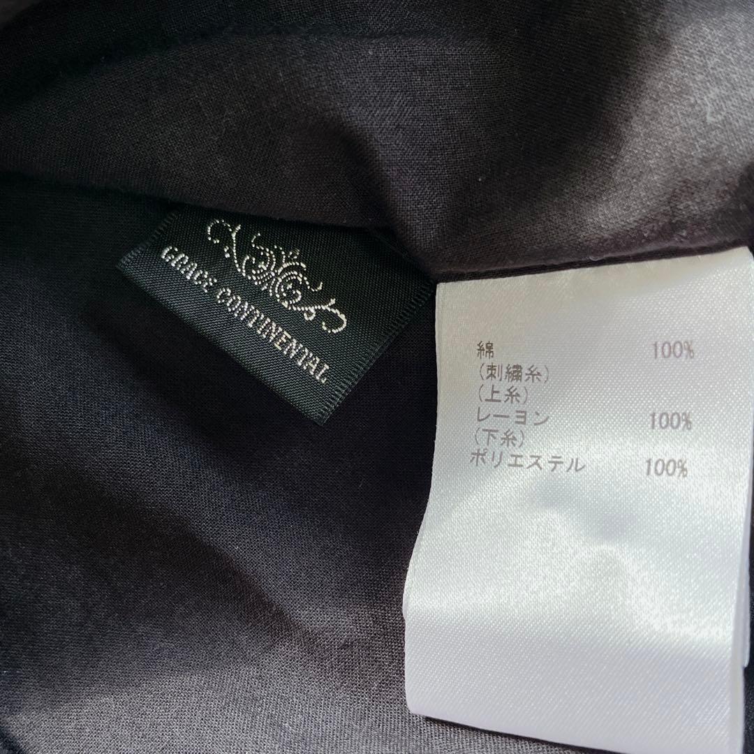 完売品✨現行　GRACE CONTINENTAL ドビー刺繍ロングワンピース