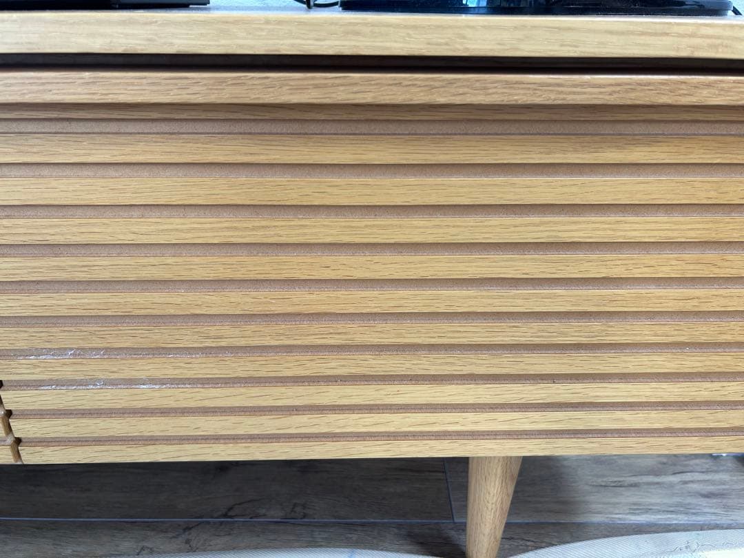 KEYUCA 木製 テレビ台 引き出し付き