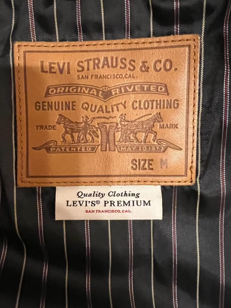 Levi's Premium 日本限定レザートラッカージャケット