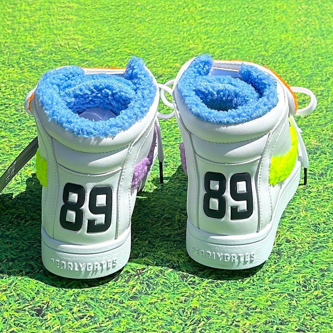 535★パーリーゲイツ定価41,800円メンズゴルフシューズカラフルボア26cm