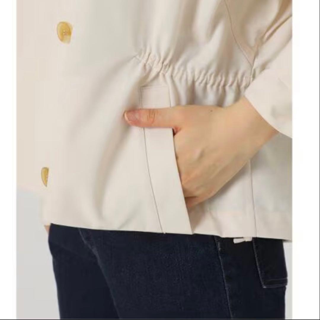 新品タグ付IENA VACHEMENTショートコートダブルボタンフードジャケット