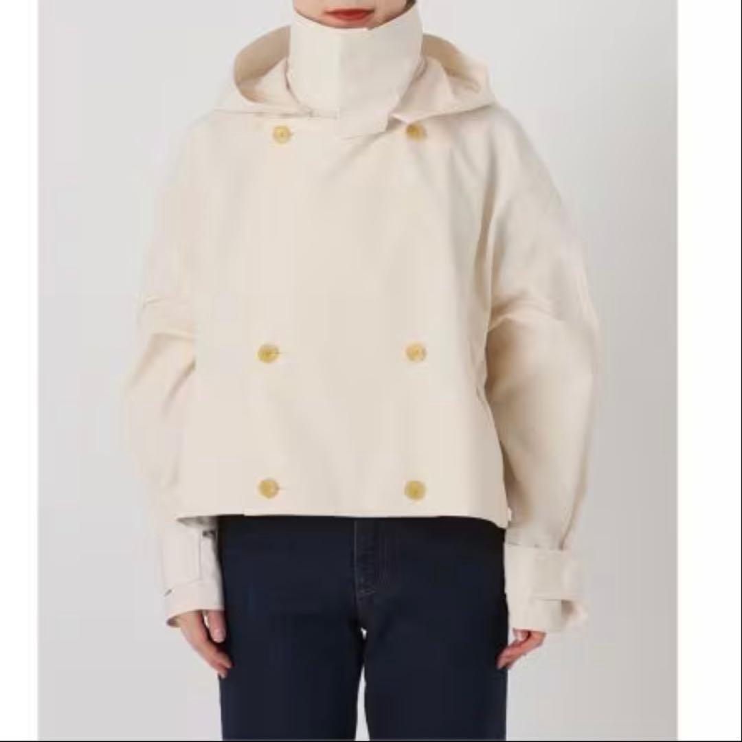 新品タグ付IENA VACHEMENTショートコートダブルボタンフードジャケット