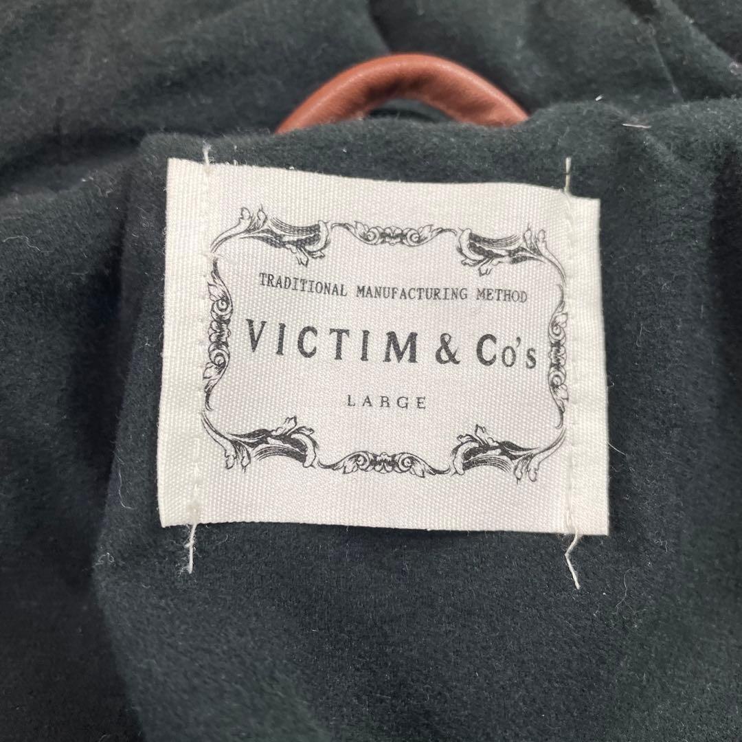 コ*ウ様 VICTIM レザーダウンジャケット サイズL ブラウン 定価約10万