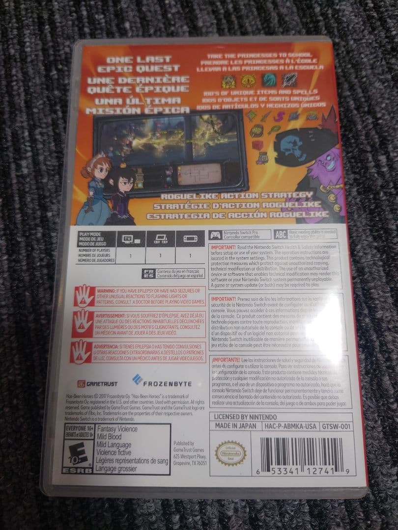 北米版 HAS-BEEN HEROES ハズビーンヒーローズ Switch