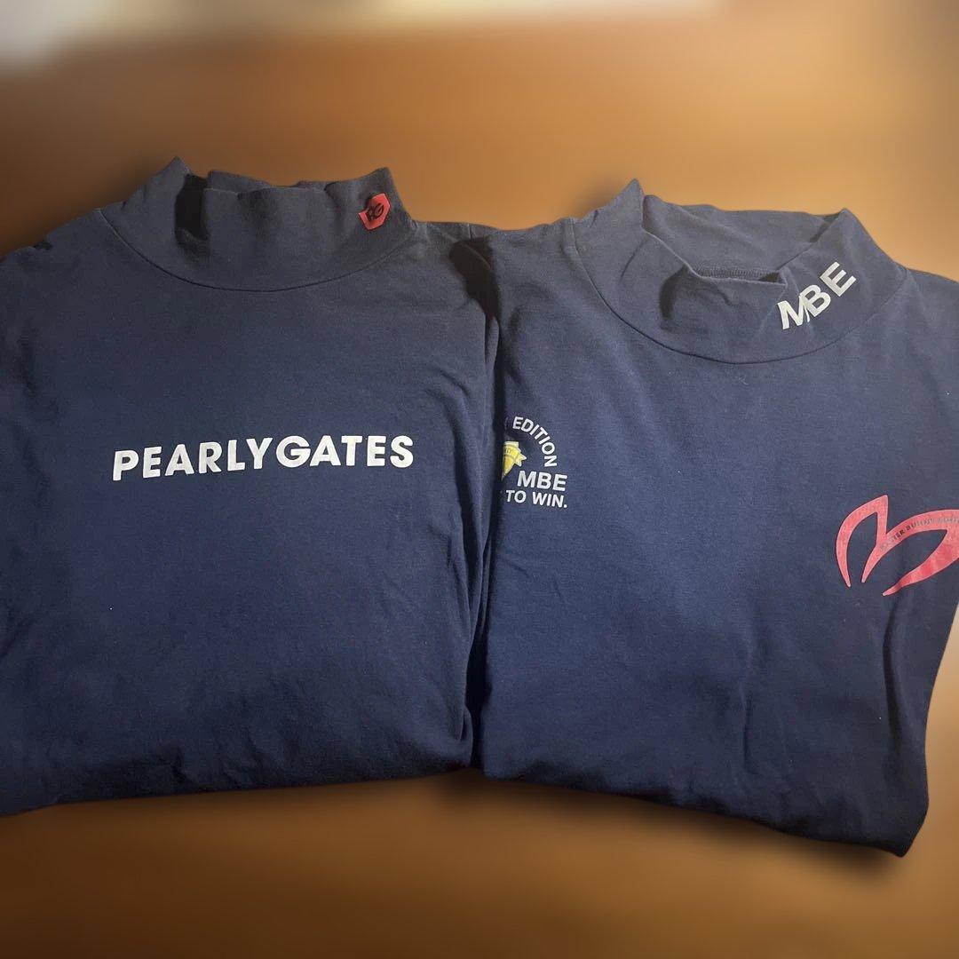 PEARLY GATES 長袖シャツmaster bunny半袖シャツ2枚セット