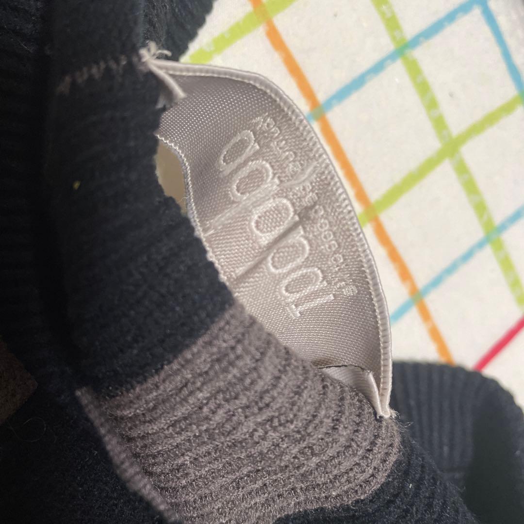 2601-06 ADABAT ノースリーブベスト 黒/グレー 美品