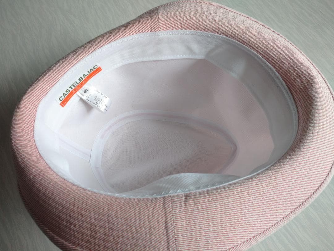 カステルバジャック ストライプ ゴルフ ハット 帽子 /48