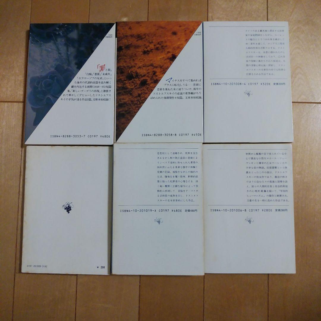 ドストエフスキー　19冊セット　罪と罰、未成年、悪霊、カラマーゾフの兄弟、白痴等