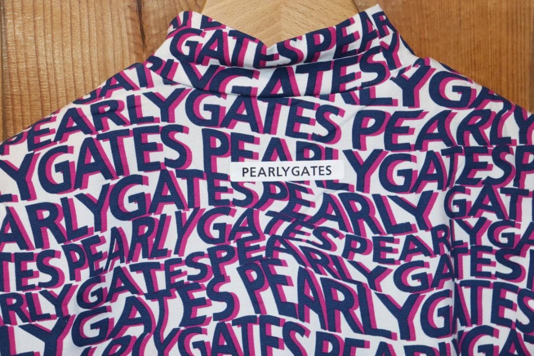 新品 パーリーゲイツ 総柄 半袖シャツ (3/S) Ⓗ