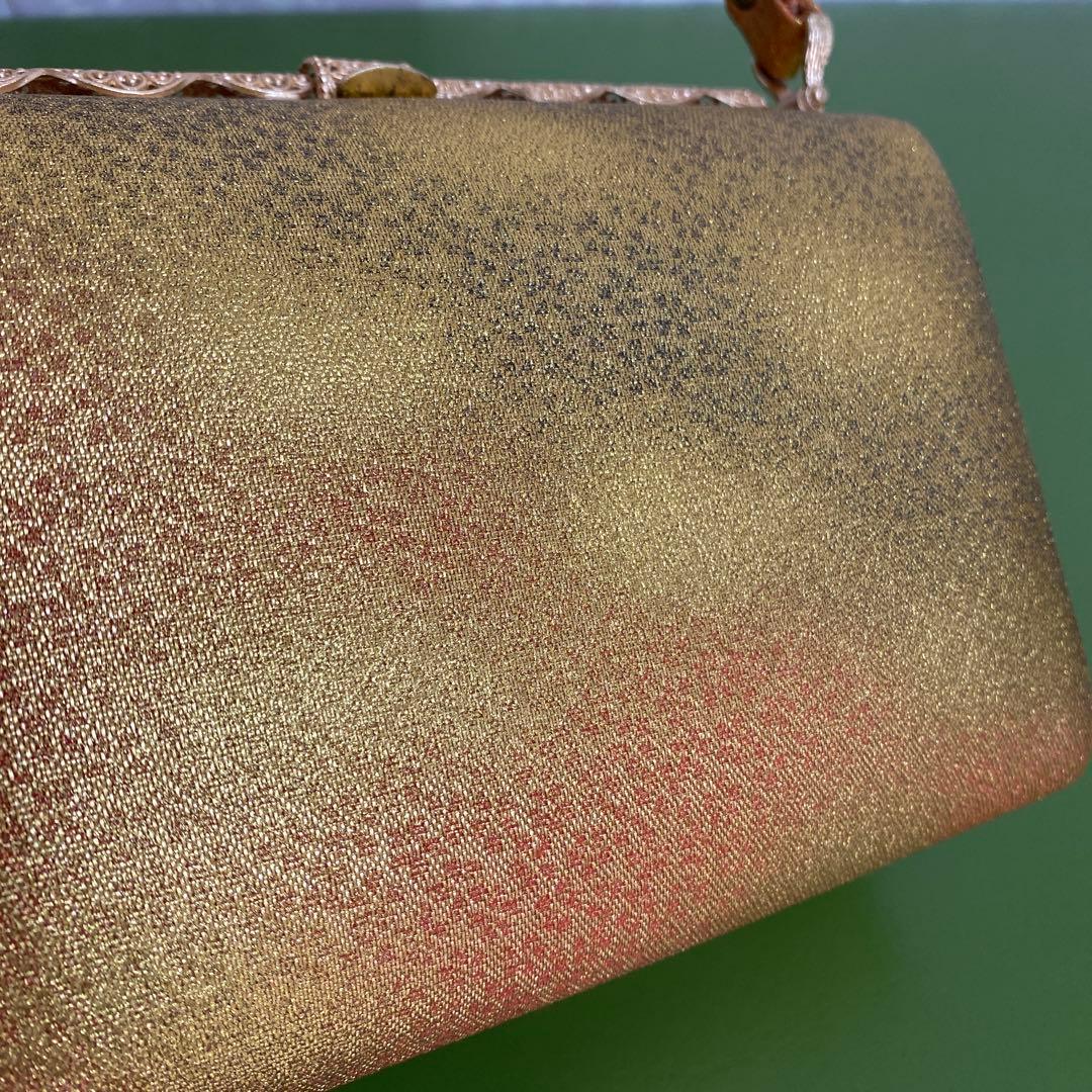 礼装用　和装用　草履バッグ　金 グラデーション＊QF