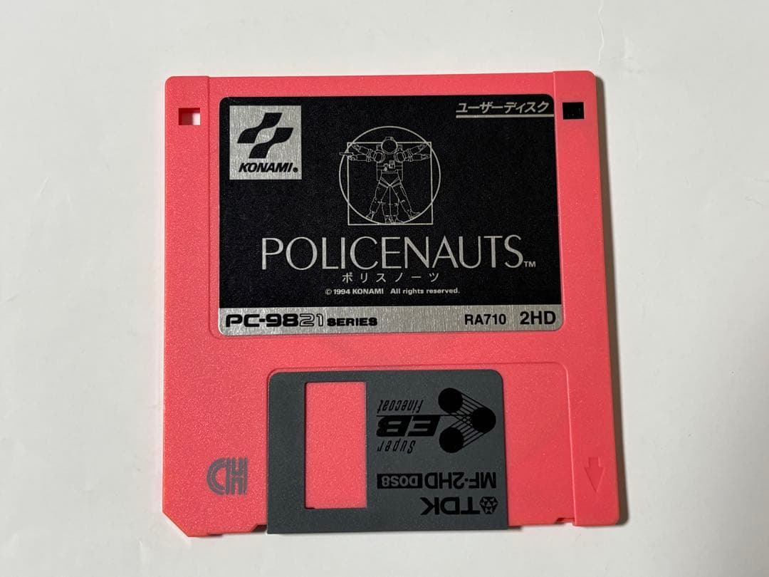 【希少品】POLICENAUTS ポリスノーツ PC-9821 KONAMI