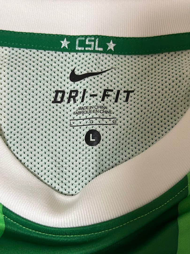 r*y様 NIKE 杭州緑城 2011年頃 アウェイ長袖ユニ L オーセンティッ