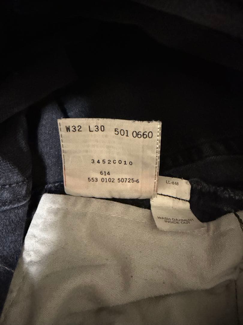 90s【Levi's】501 Black Denim Pants USA製w32